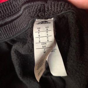 black adidas sweat joggers